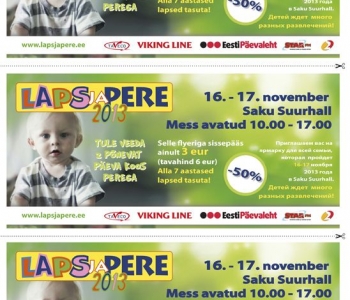 Pesaleidja kutsub kõiki loomasõpru 16.-17. novembril Saku Suurhallis toimuvale messile Laps ja Pere!